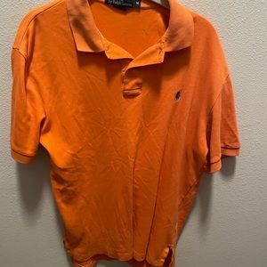 Polo Ralph Lauren orange polo shirt medium